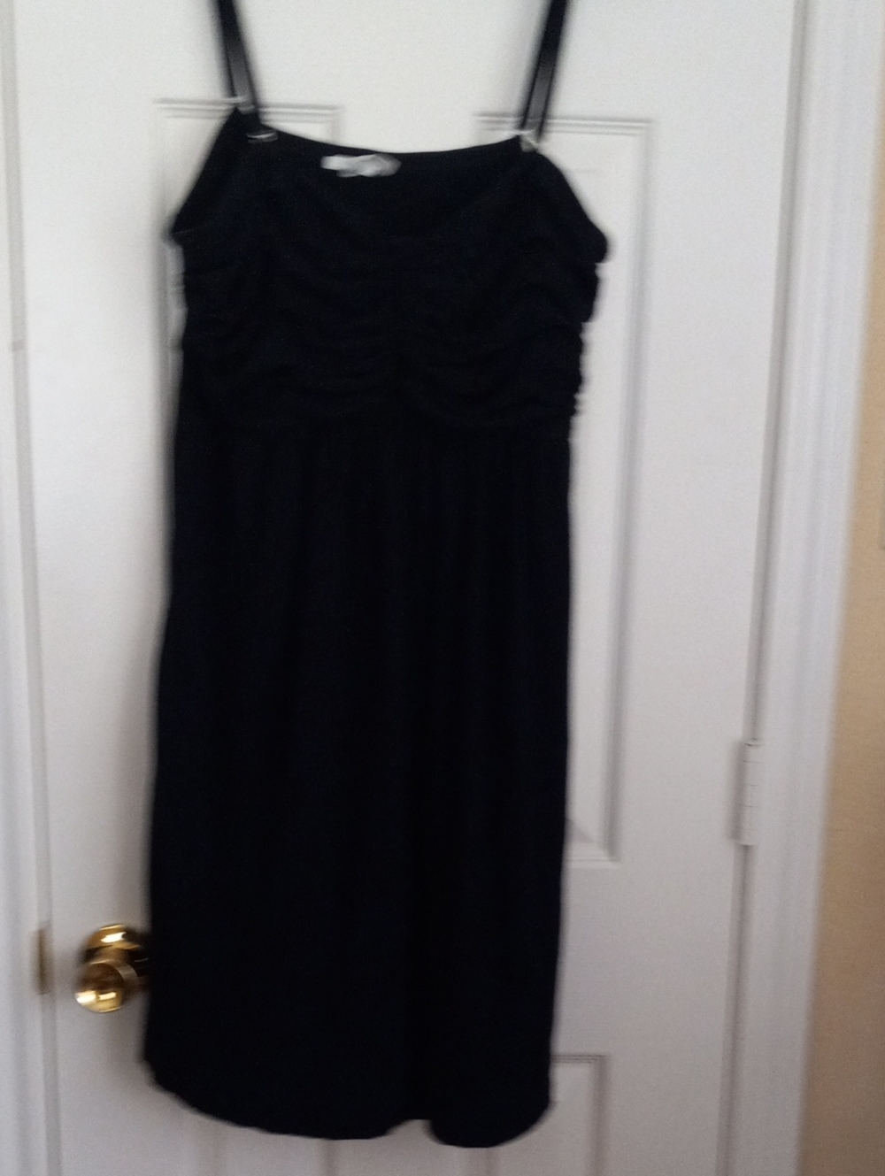 Black Soma Spaghetti Strap Womens Nightgown/housedress XL